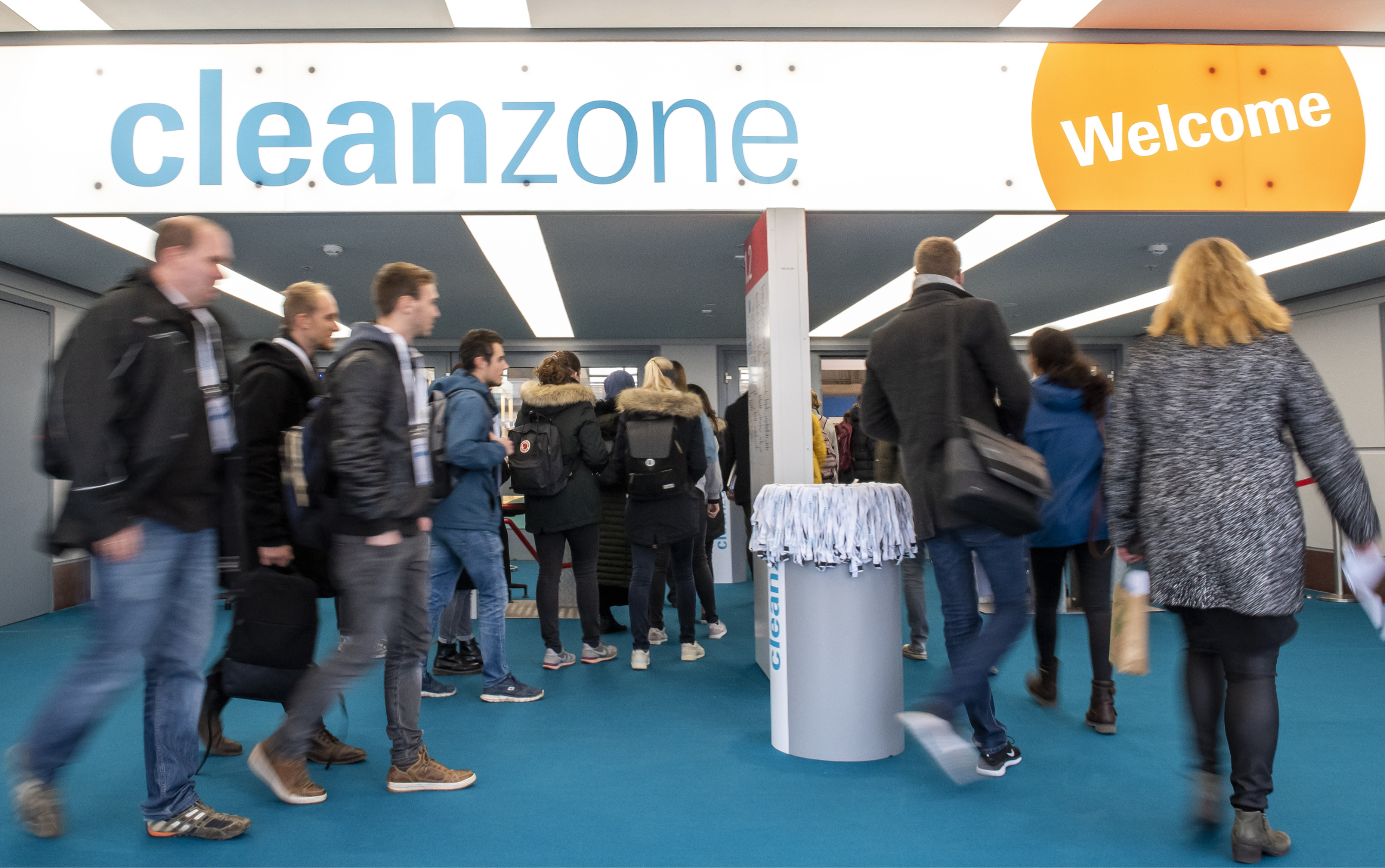 Die Cleanzone öffnet nach zwei Jahren wieder Türen für Aussteller und Besucher*innen. Quelle: Messe Frankfurt Exhibition GmbH/Petra Welzel